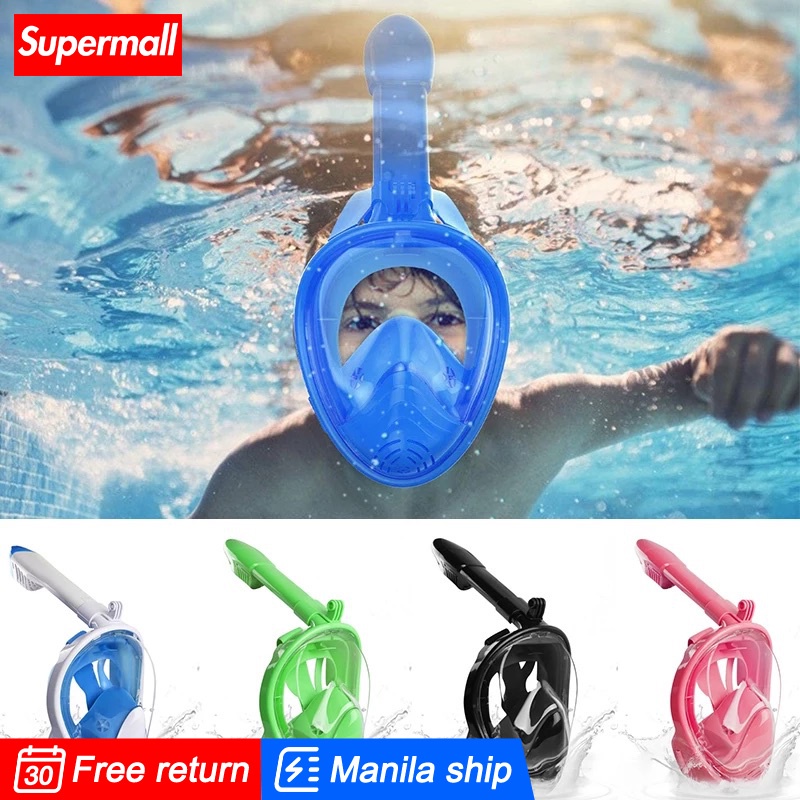 🇵🇭 Original Professional Easy Breath Dry Diving Full Face Mask Swimming