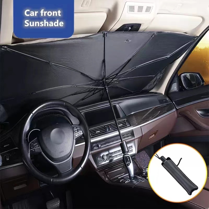 Foldable Car Sunshade Umbrella Type Front Windshield Windscreen Window  Cover Car windshield cover