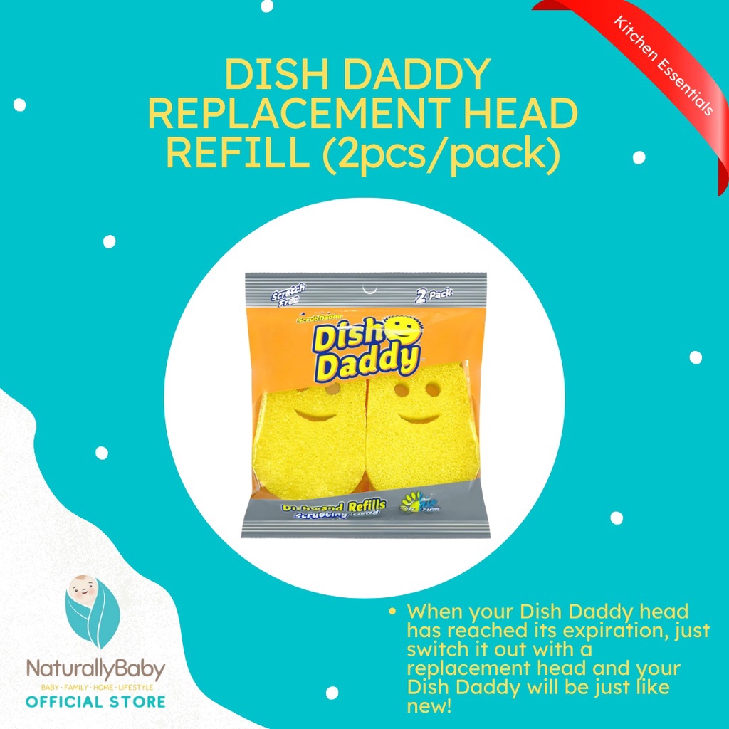 Dish Daddy Replacement Heads (2pcs/pack) Shopee Philippines