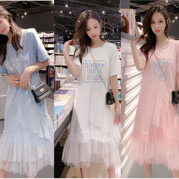 Korean Drees Sunmer Fairy Skirt For Women Gauze High Quality KFS ...