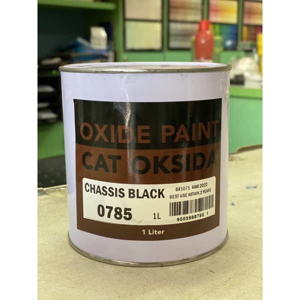 1L Foxx 0785 Chasis Black (Hitam Bawah Lori) Black Oxide | Shopee ...