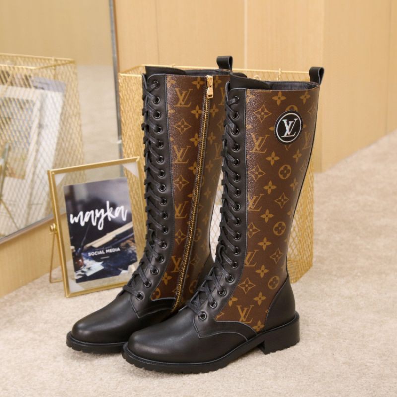 louis vuitton knee boots