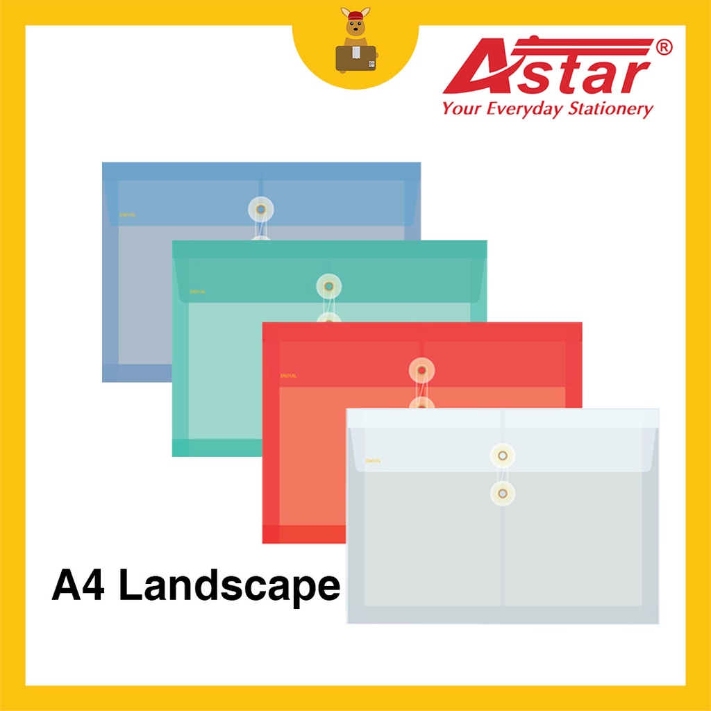ASTAR A4 Envelope File Document Holder String File Transparency ...