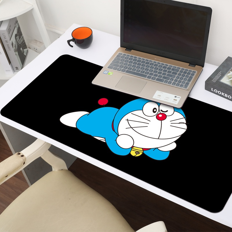 Mouse Pad Large Cute Girl Cartoon Cute Object Cat Keyboard Blue Fat Man ...