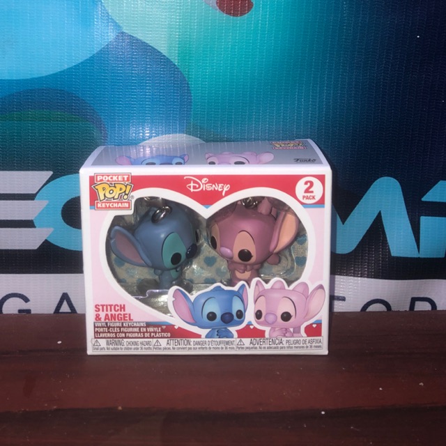  FUNKO POP! KEYCHAIN: Lilo & Stitch - Stitch & Angel 2PK : Toys  & Games