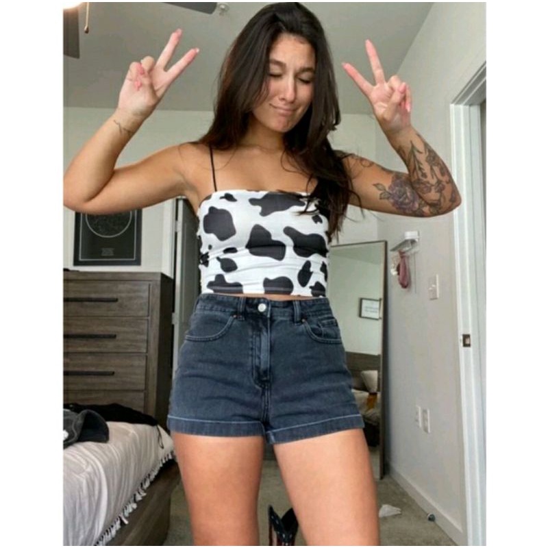 Cow print Cami Top | Sexy Top for Women | Freesize | Shopee Philippines