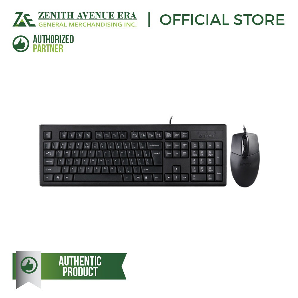 A4Tech KRS-8372 A-Shape with Mouse USB Black | Shopee Philippines