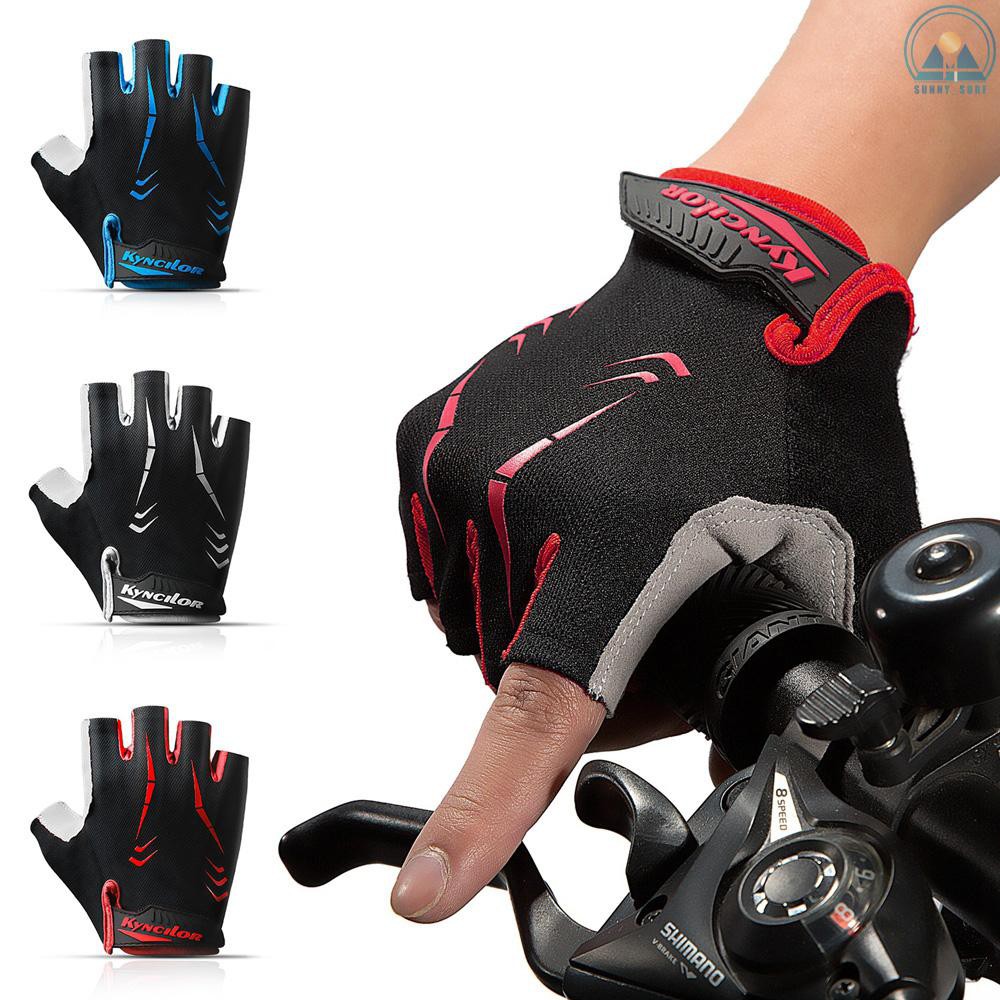 SUNNY SS Cycling Gloves Half-finger Anti-Slip Wear-proof Shake-proof ...