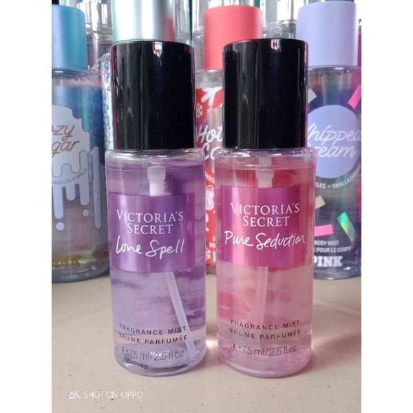 Original Victoria s Secret Love Spell and Pure Seduction travel