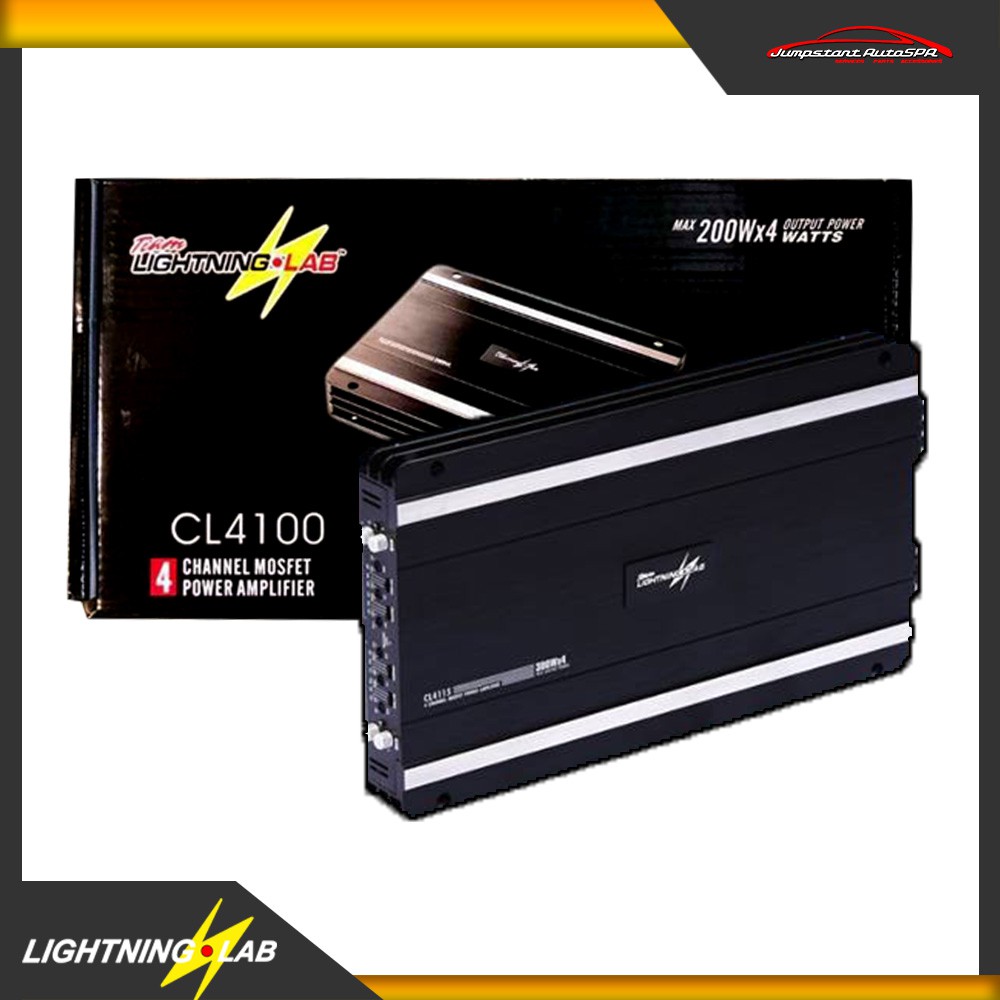 Team lightning lab CL4100 4 Channel Amplifier Shopee Philippines