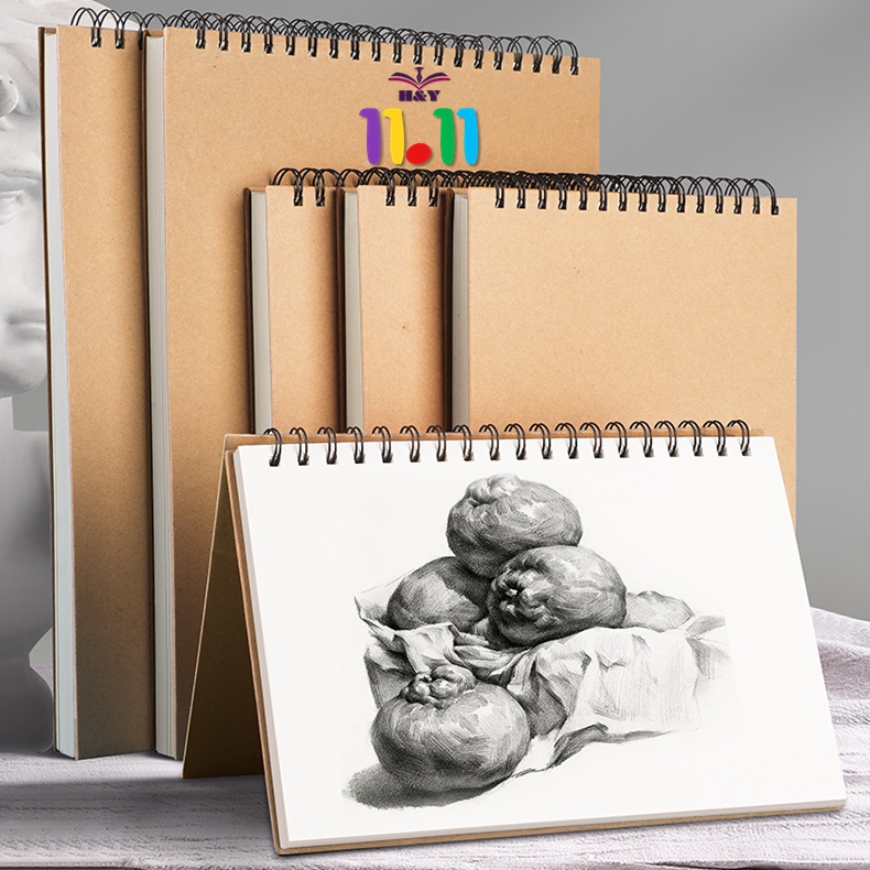 A3/A4/A5 Sketch Notebook sketchbook Thick paper Spiral Art school