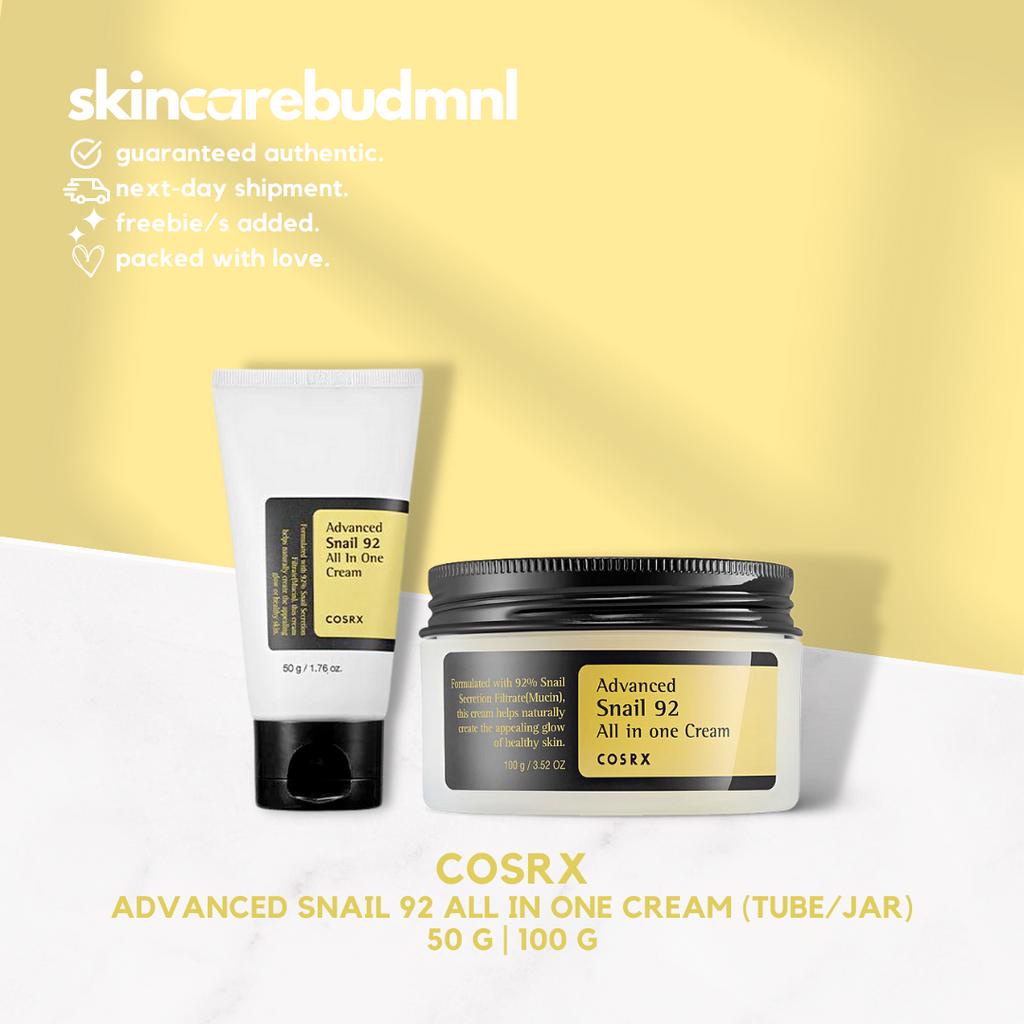 Cosrx Advanced Snail 92 All In One Cream 50g | 100g (Jar and Tube) by ...