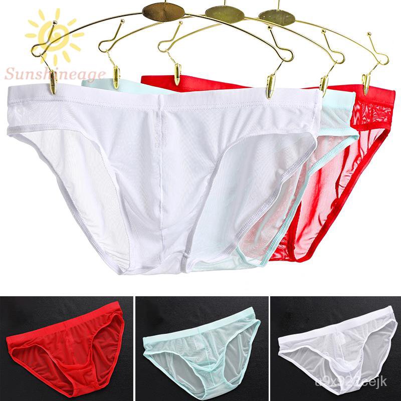 ⋮ ️Men's Male Underwear Bikini Panties G-String Thongs Knickers Bulge ...