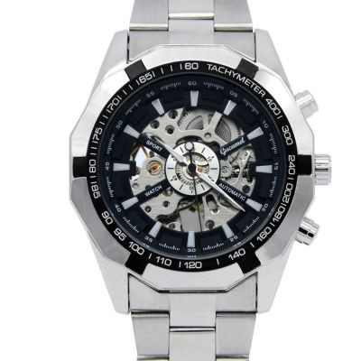 Winner Design Gucamel Mens Automatic Mechanical Sport Watch Stainless Steel Shopee Philippines