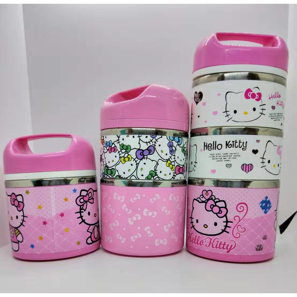 Hello Kitty Lunch Box Stainless Steel Insulated Box Shopee Philippines