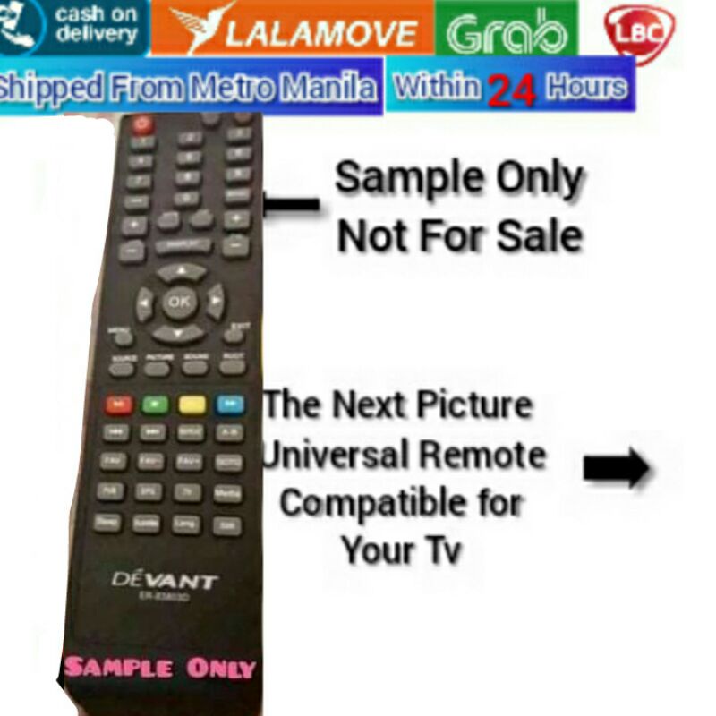 Devant Led/Lcd Remote ER( Replacement Compatible for Universal Remote