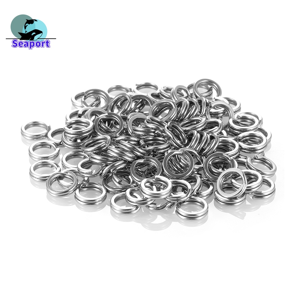 Fishing Split Rings Stainless Steel Double Loop Split | Shopee Philippines