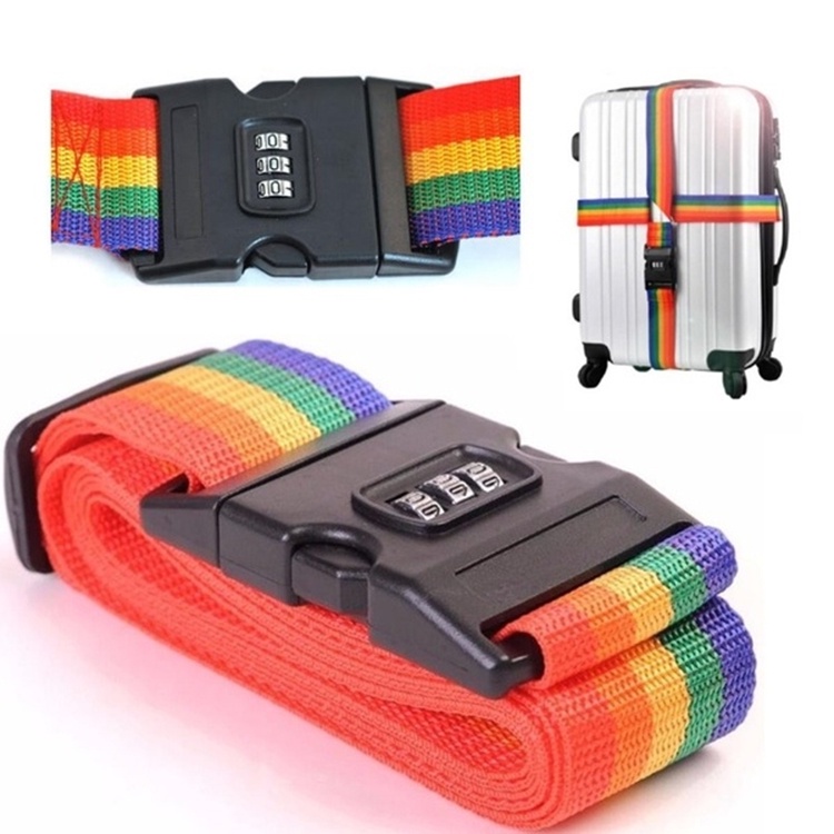 Travel Adjustable Luggage Belt Strap With Password Lock/ Lugagge Strap