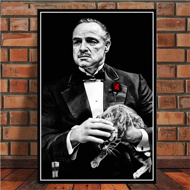 thumbnail image 2 of The Godfather Movie Poster Print – 8.5x11 – Vito Corleone Marlon Brando Al Pacino – Reproduction 2 of 5