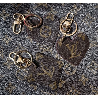 Louis Vuitton Bag Charm Key Holder World Tour BB Pink/White in
