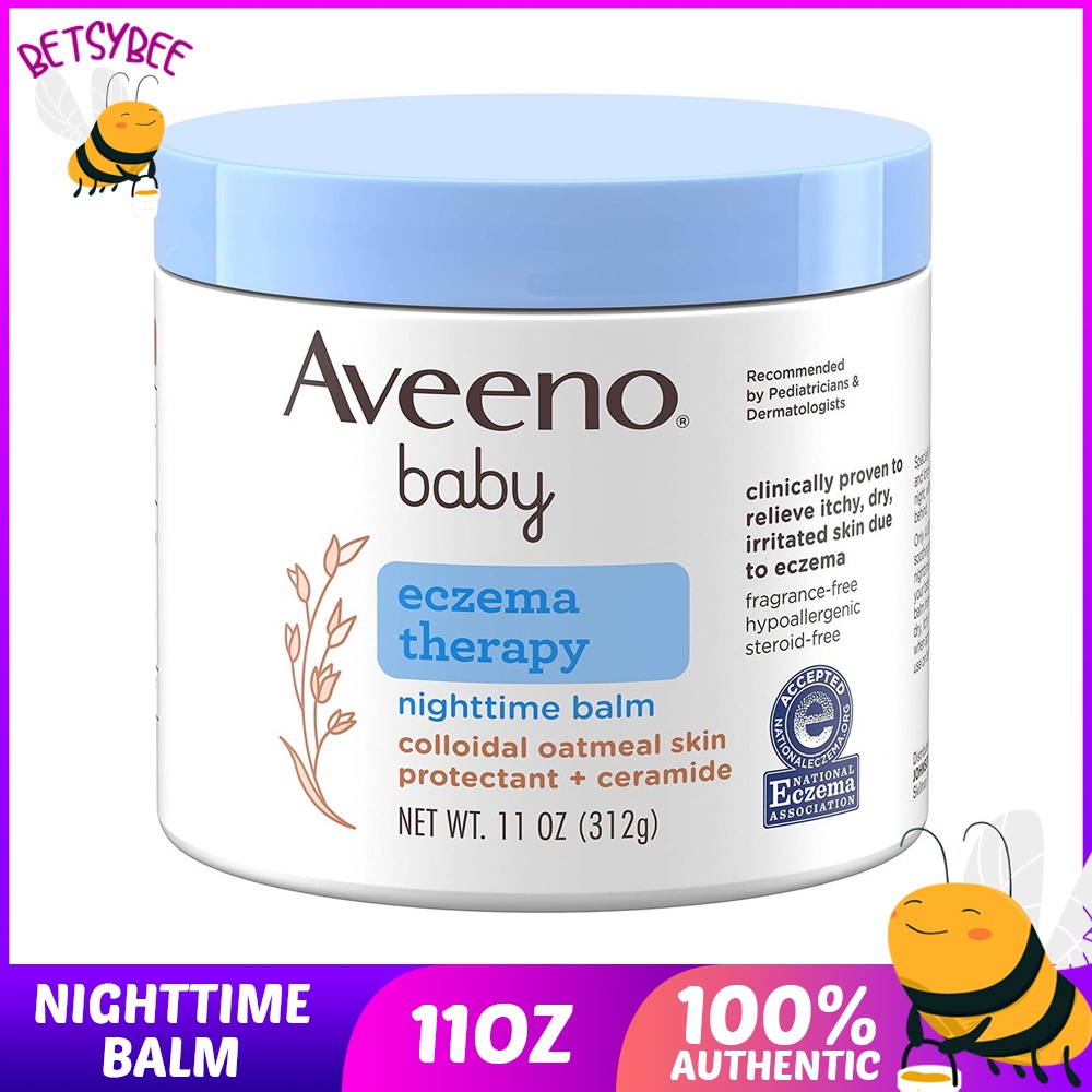 Aveeno Baby Eczema Therapy Nighttime Balm Natural Colloidal Oatmeal 11oz. 312g Shopee Philippines