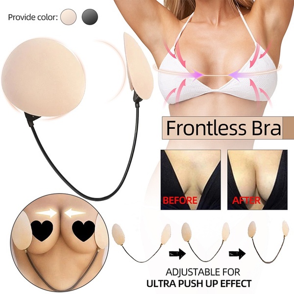 Womens Deep Push-up Frontless Bra Kit 