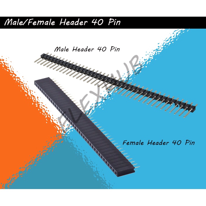 40 PIN HEADER SINGLE ROW (MALE/FEMALE) | Shopee Philippines