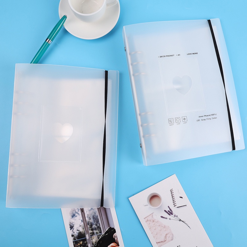 Ins Korean Version A5 Frosted Folder / 3 Inch Photo Storage Binder ...