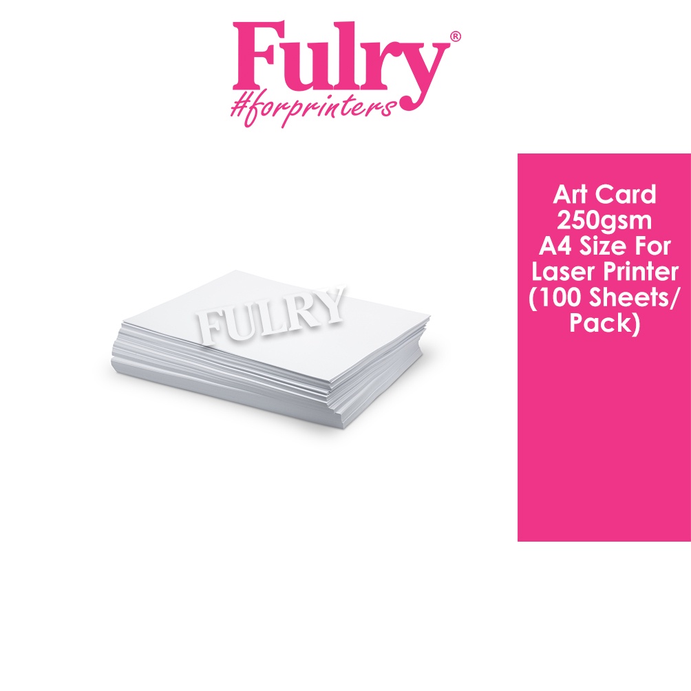 Art Card For Laser Printer (250gsm/300gsm) A4 Size Sarawak WD8B