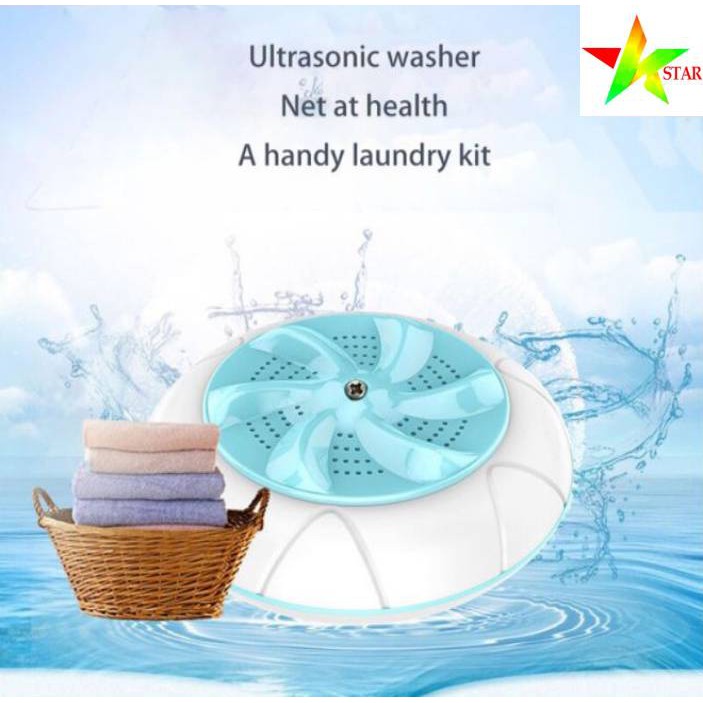 USB Mini Washing Machine Portable Rotating Ultrasonic Turbine Laundry