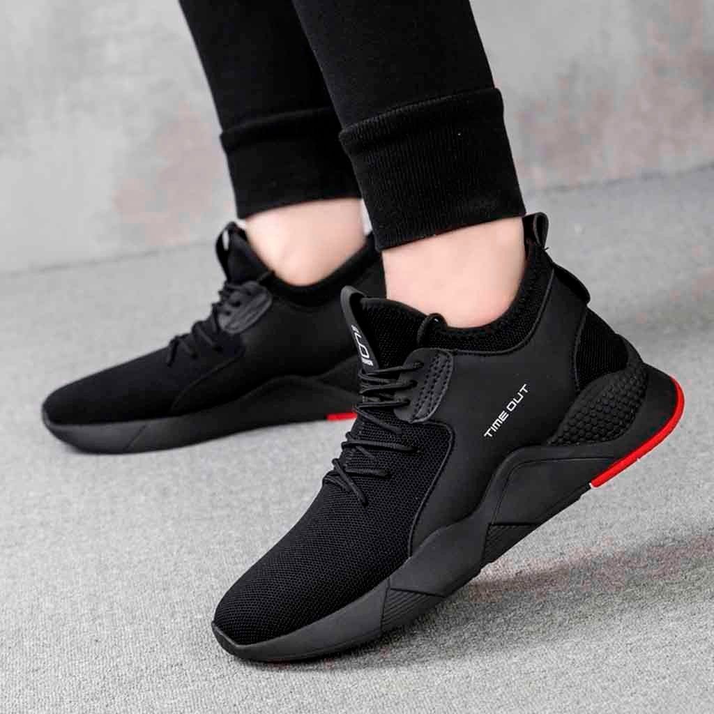 All Black Sneaker Shoes for Men | Shopee Philippines