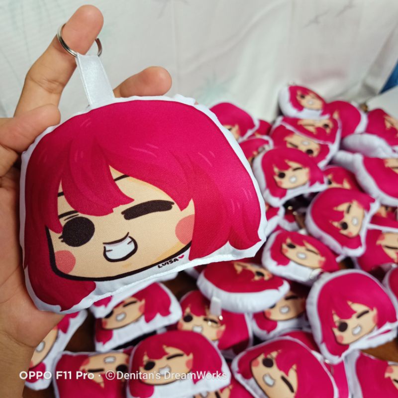 Mini Shaped Pillow / Keychain Pillow 5 in. height ( customized ...