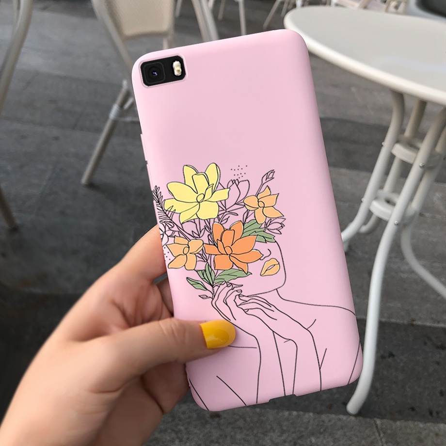 Cover Morbida In Silicone TPU Per Huawei P8 Lite (2015) - Custodia Trasparente Con Stampa Tigre E Stilo Incluso - 2