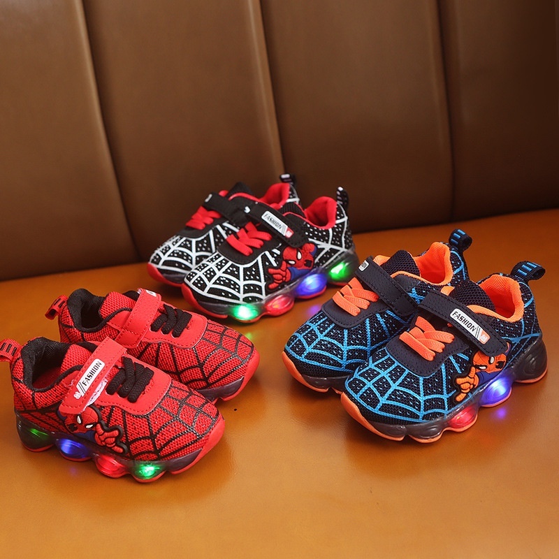 Step Up Their Style Game with Superhero LED Shoes for Kids main image 1