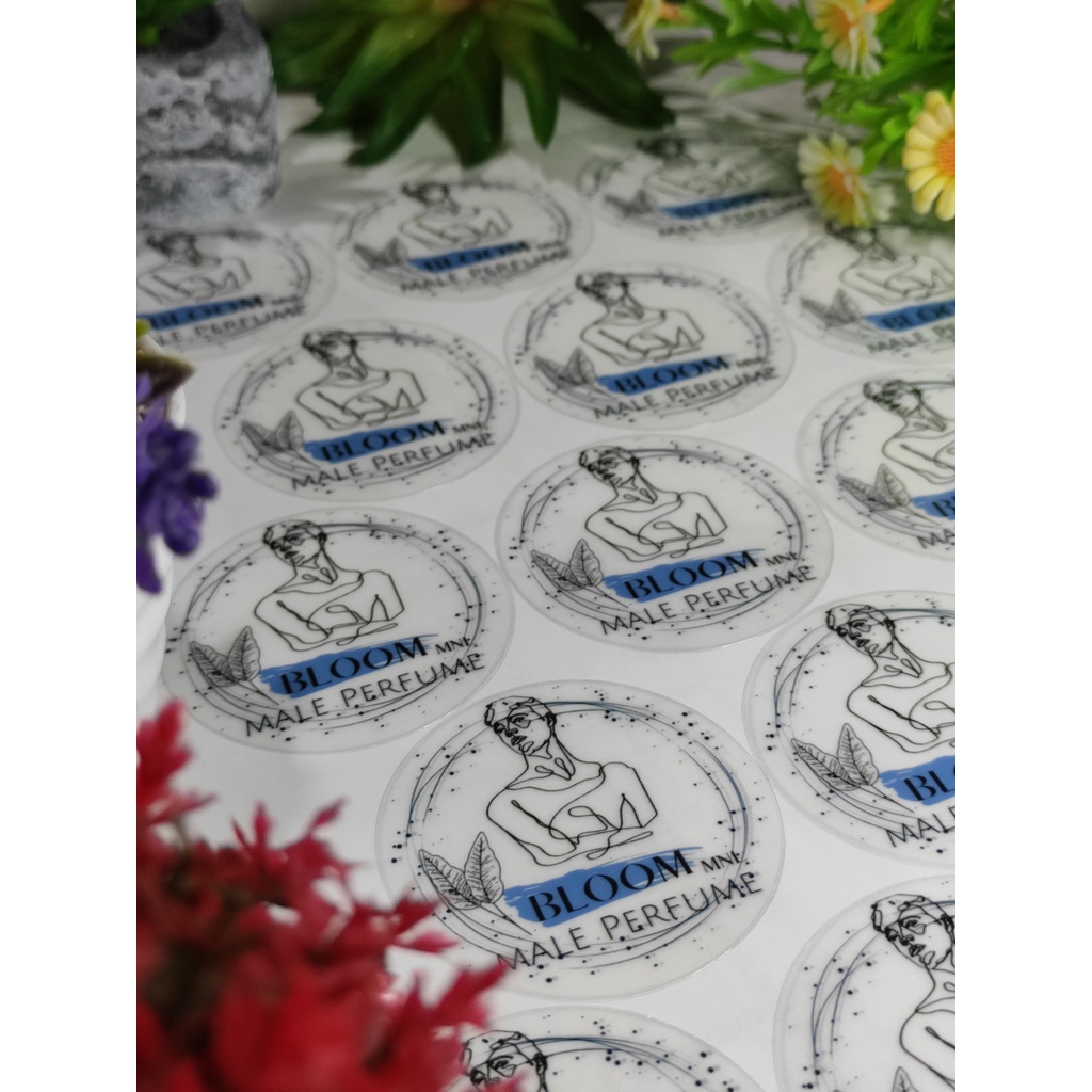 Custom Transparent Stickers Waterproof for Perfume Lip Tint Alcohol ...