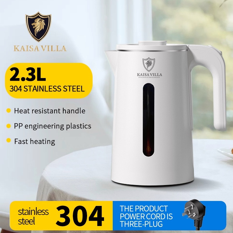 Kaisa Villa kettle electric 2.3L water heater kettle electric stainless