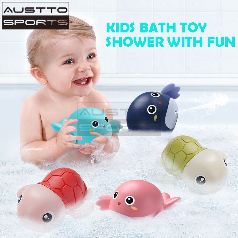 Austto Bath Toys for 1-5 Year Old Boy Girls Gifts Swimmming Pool