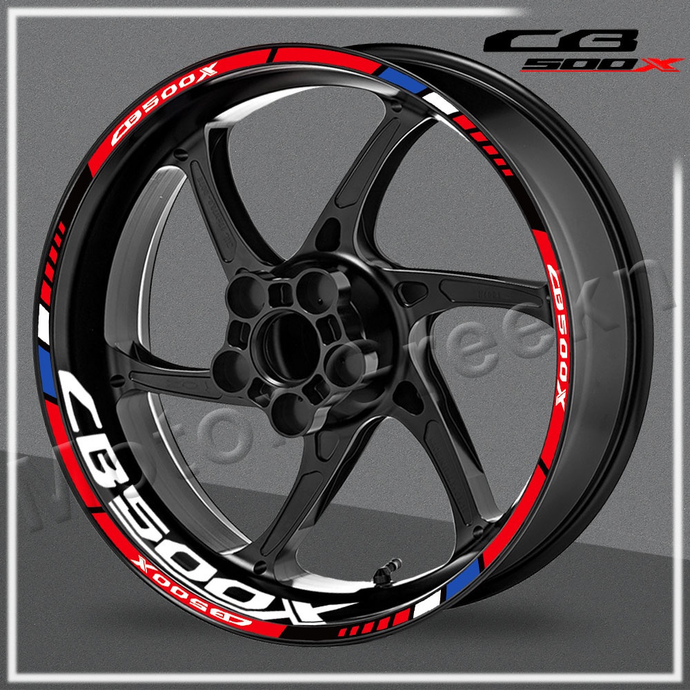 Reflective Motorcycle Wheel Rim Sticker For Honda CB500X cb500x ...