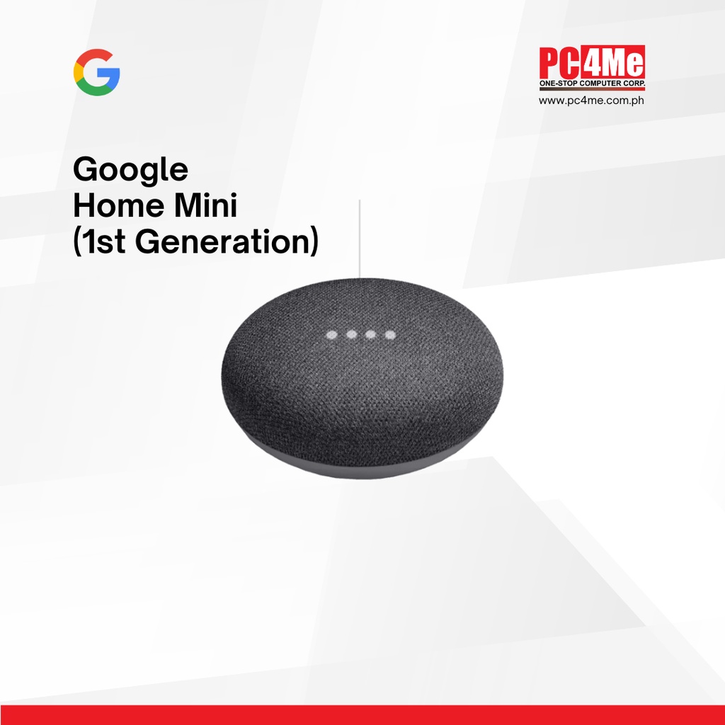 Google Home Mini Smart Speaker (Charcoal) Shopee Philippines