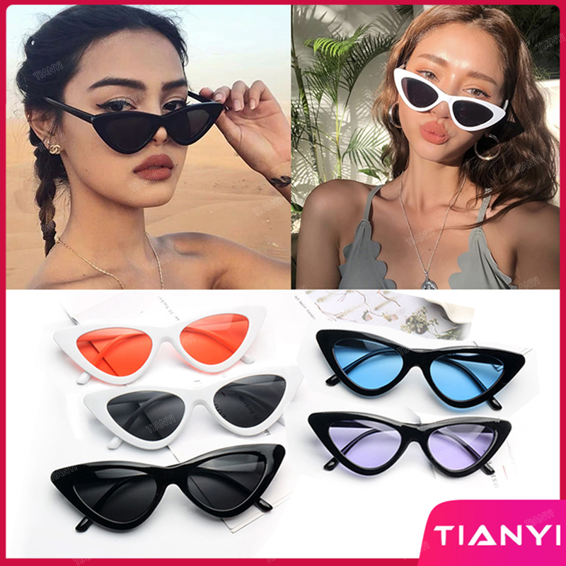 Shades Sunglasses for Women Eyeglasses Fashion Eyewear with Retro Style Hip hop Small Cat Eye Shopee Philippines