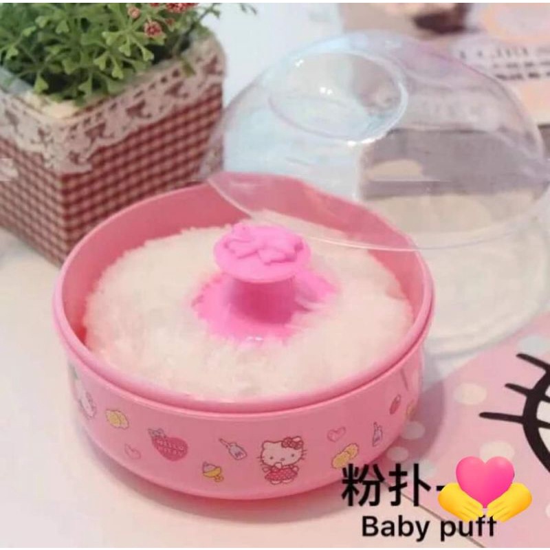 Hello kitty baby powder puff Shopee Philippines