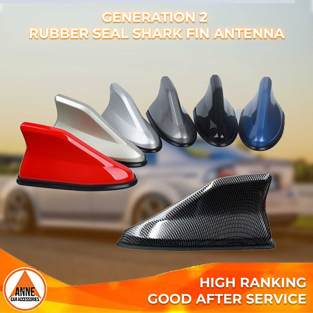 Car Shark fin Antenna Gen2 Gen 2 with Rubber Cover Aero Sharks fin ...