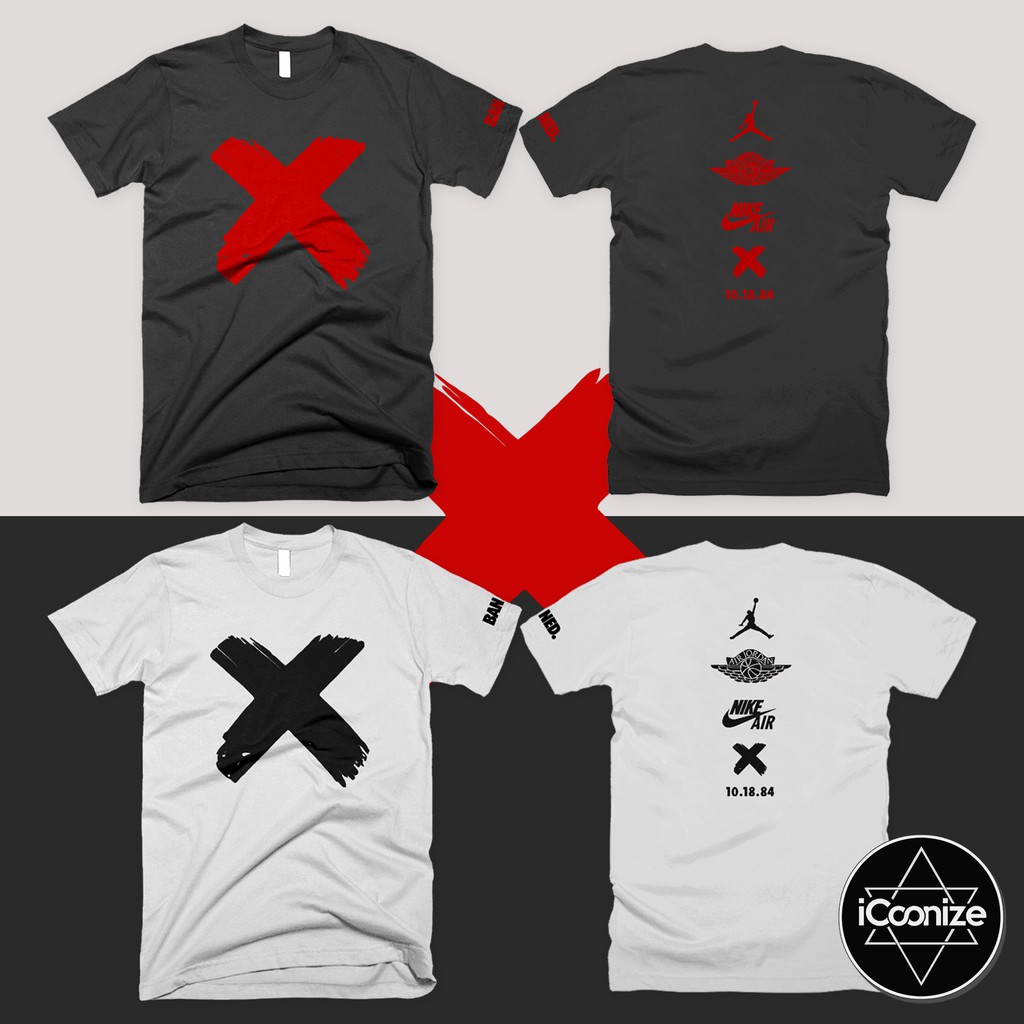 SALE! Jordan Banned Men Tshirt Tees Shirt | Shopee Philippines