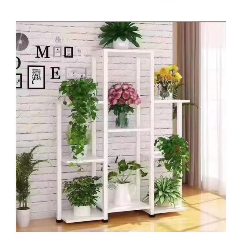 Plant Rack Plant Stand Indoor Outdoor Plant Rack Metal Flower Stand ...