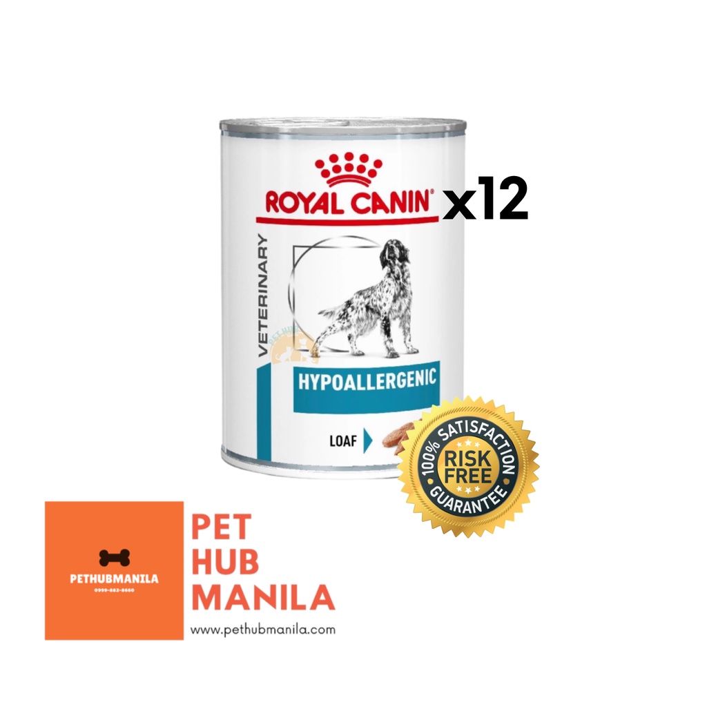 Royal Canin Hypoallergenic Dry Dog Food 400g (x12 Cans) Shopee