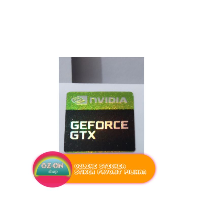 Nvidia geforce gtx stickers for pc laptop notebook | Shopee Philippines