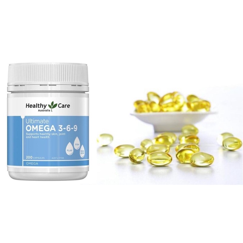 Oral tablet combines 3 types of Omega 369 Healthy Care Ultimate Omega