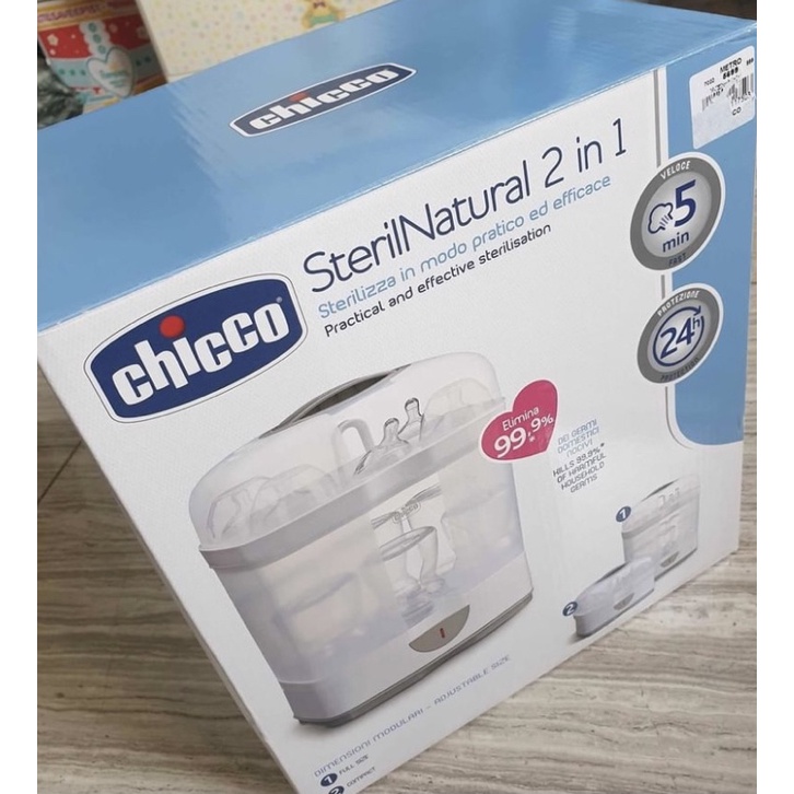 Chicco SterilNatural 2 in 1 Sterilizer | Shopee Philippines