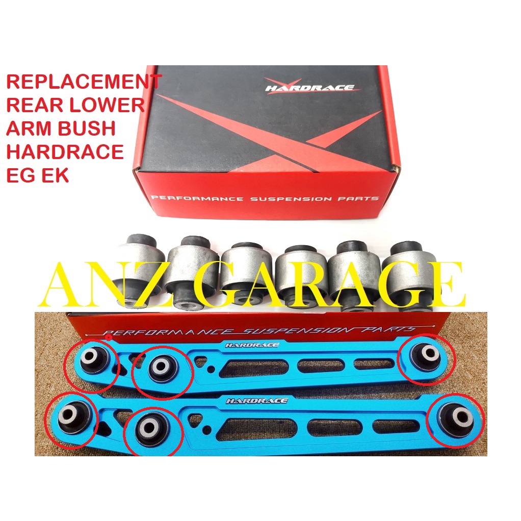 HARDRACE REAR LOWER ARM BUSH EK EG EJ FOR ALUMINIUM ARM Shopee