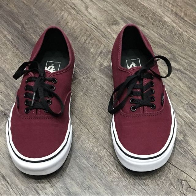 Vans authentic maroon outlet original